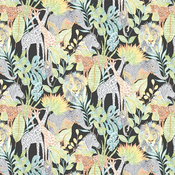 Обои Harlequin 112649 Into The Wild Midnight Jungle