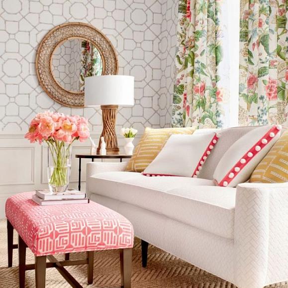 Обои Thibaut T13675 Arbor Flax