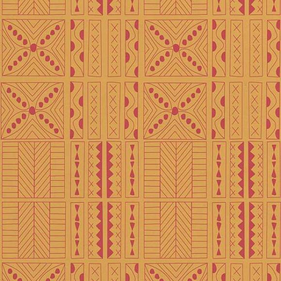 Обои Aura Signature WP191022 Mahori Amarillo-Naranja