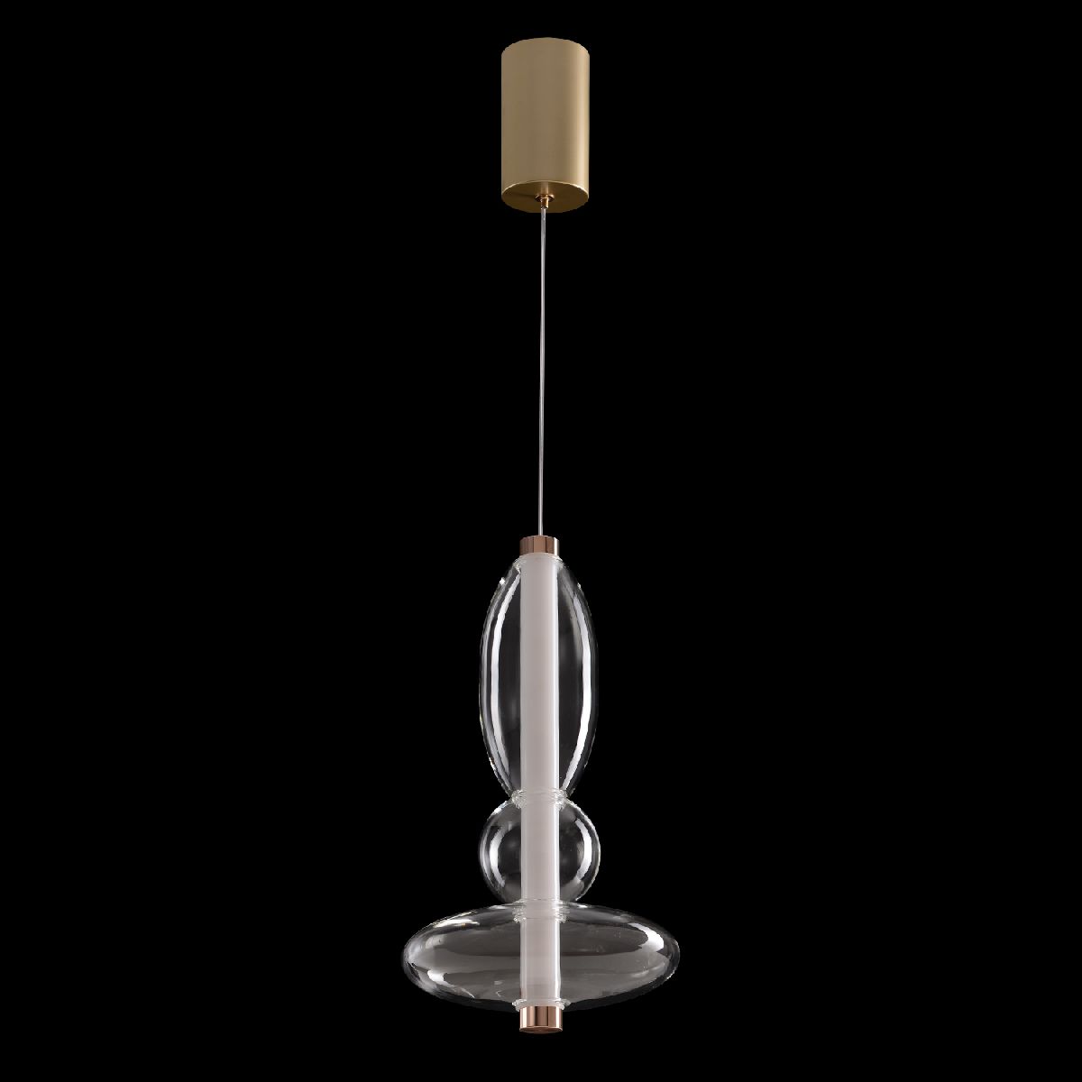 Подвесной светильник Crystal Lux QUASAR SP10W LED TRANSPARENT