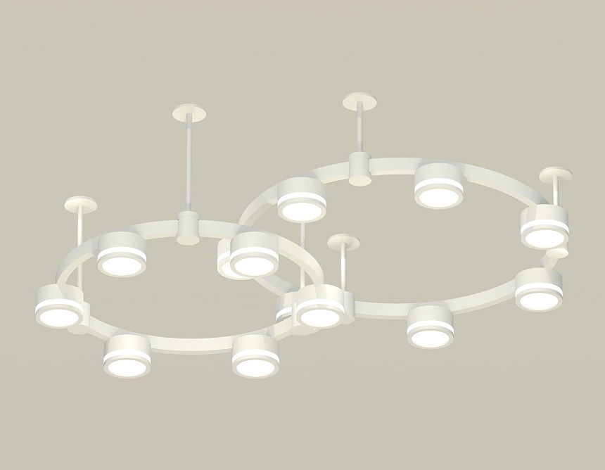 Комплект подвесного светильника Ambrella Light Techno Ring XR92211003 (A9221, A9226, C9236, C9231, N8412)