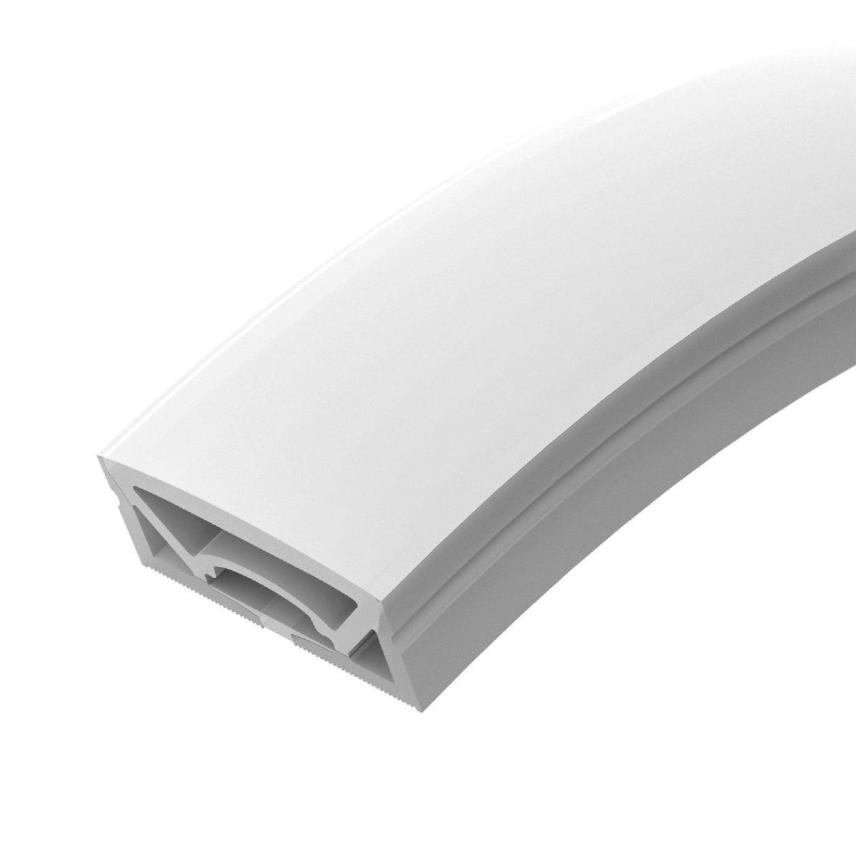 Силиконовый профиль Arlight WPH-FLEX-5025-TOP-S23-5m WHITE 049947