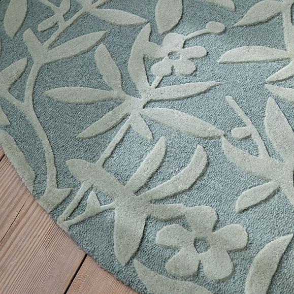 Ковер Laura Ashley Cleavers Duck Egg Round 150 x 150