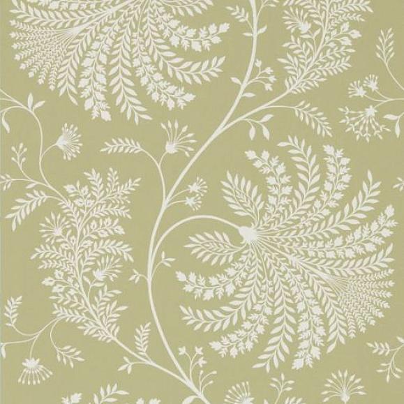 Обои Sanderson 216340 Mapperton Garden Green/Cream