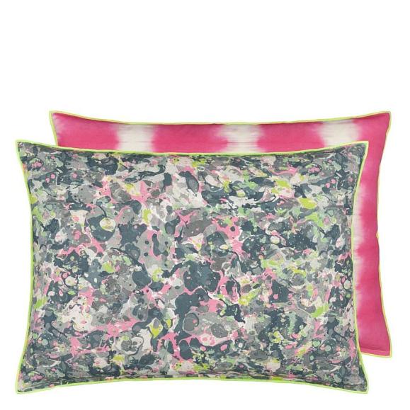 Подушка CCDG1254, Outdoor Odisha, Graphite, Designers Guild 60 x 45см