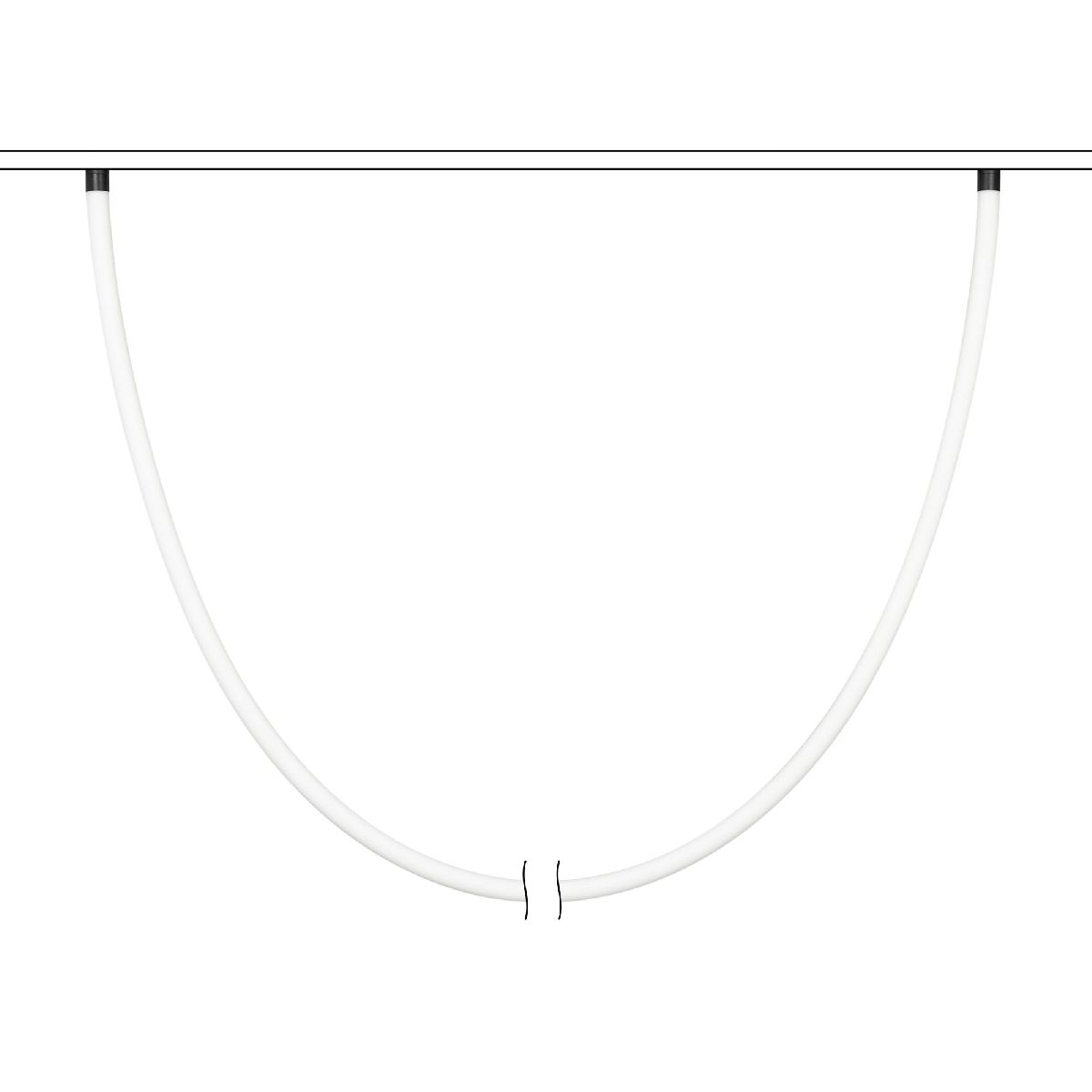 Трековый магнитный светильник Arlight MAG-ORIENT-TUBE-ELASTIC-R25-L5000-70W Warm3000 (BK, 360 deg, 48V, DALI) 044341