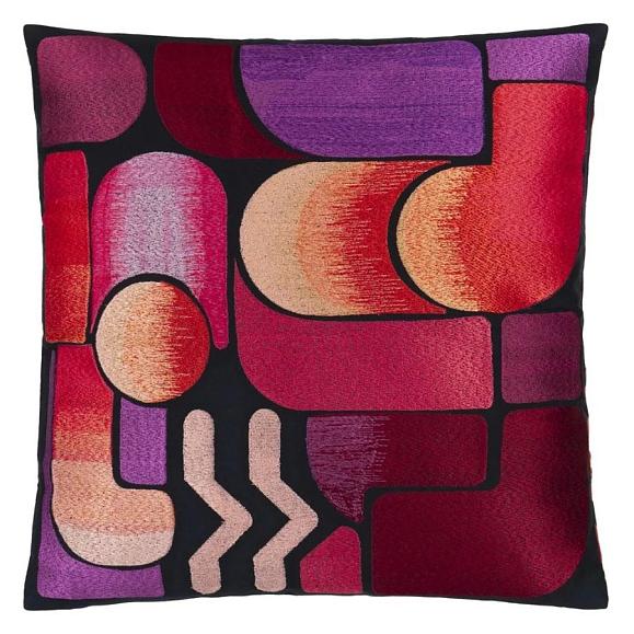 Подушка CCCL0639, Lacroix Graphe, Magenta, Christian Lacroix 45 x 45см