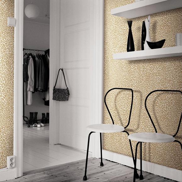 Обои York TC2681 Leopard King Gold