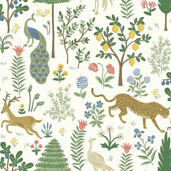 Обои York RP7305 Menagerie White