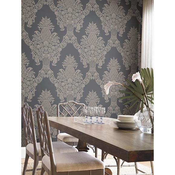 Обои York DM4975 Pineapple Charcoal