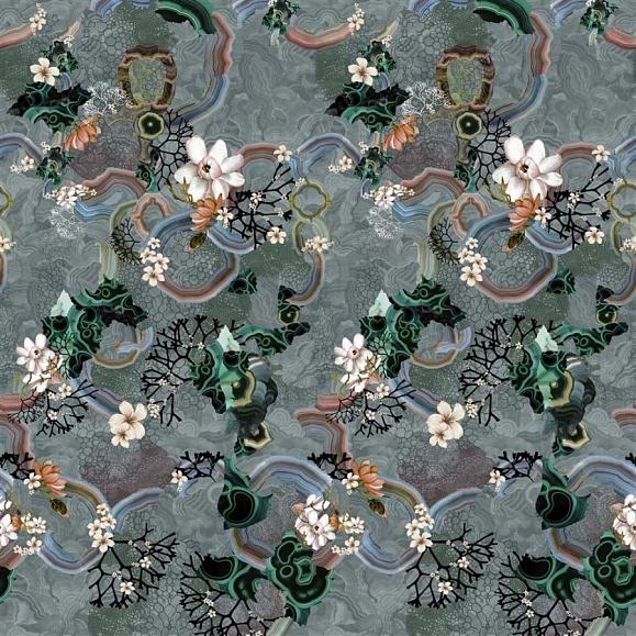 Панно Christian Lacroix PCL7041/01 Algae Bloom Graphite