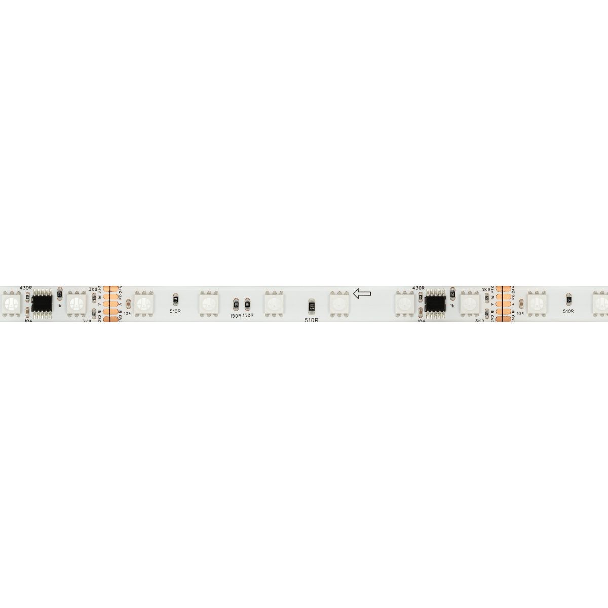 Светодиодная герметичная лента Arlight DMX-SE-B60-10mm 24V RGB-PX6 (14 W/m, IP65, 5060, 5m) 039607