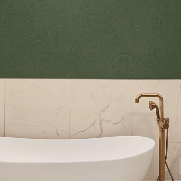 Обои York GT4528 Geodes Green