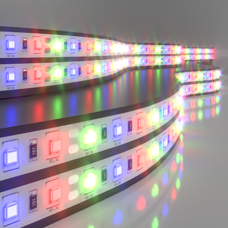 Светодиодная лента Elektrostandard 12V 14,4W 60Led 5050 IP20 RGB, 5м 4690389082122 a034874