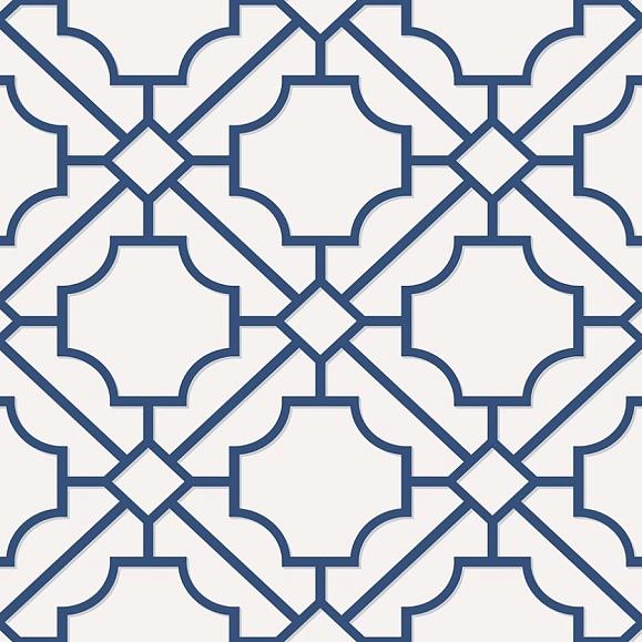 Обои Paper&Ink BL70002 Lattice Geometric Navy