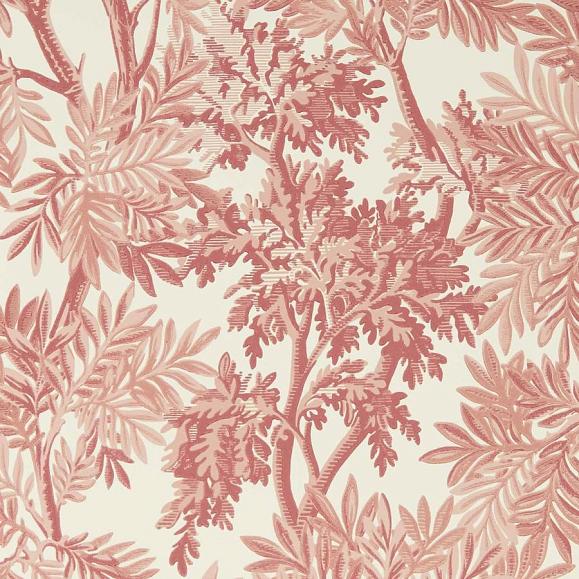 Обои Sanderson DSAB217415 Berry/Pink Clay Tapestry Trees