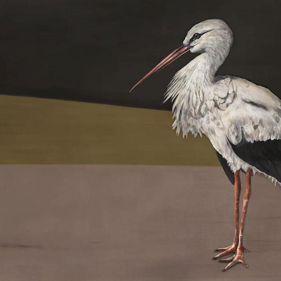 Панно Coordonne 9500300N Stork Mother Black