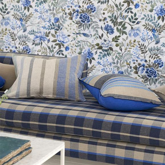 Подушка CCDG1230, Brera Corso, Aqua, Designers Guild 60 x 45см