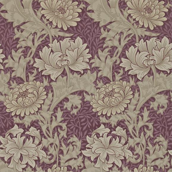 Обои Morris 212548 Chrysanthemum Wine