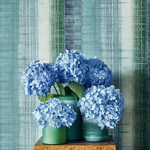 Обои Thibaut TWW10919 Painted Desert Green and Blue