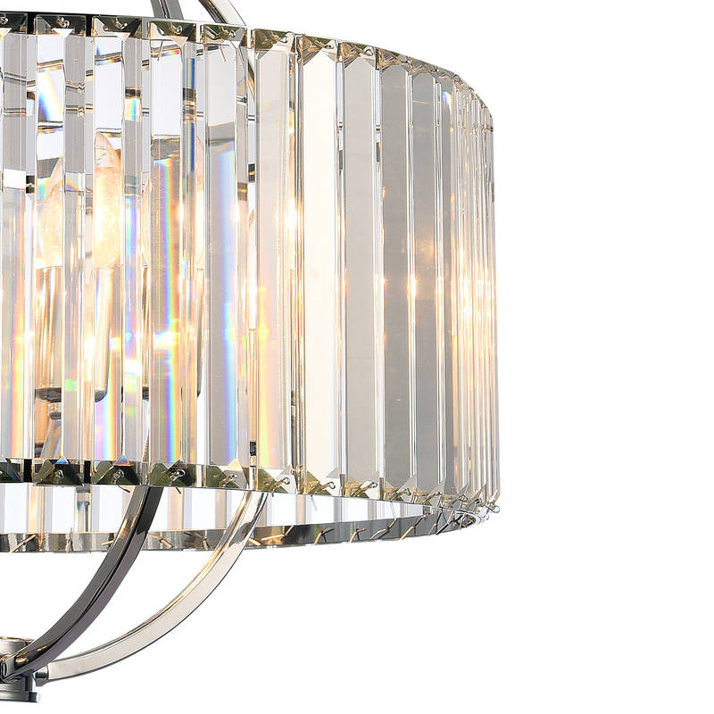 Подвесная люстра Natali Kovaltseva PLAZA 81408/5C CHROME