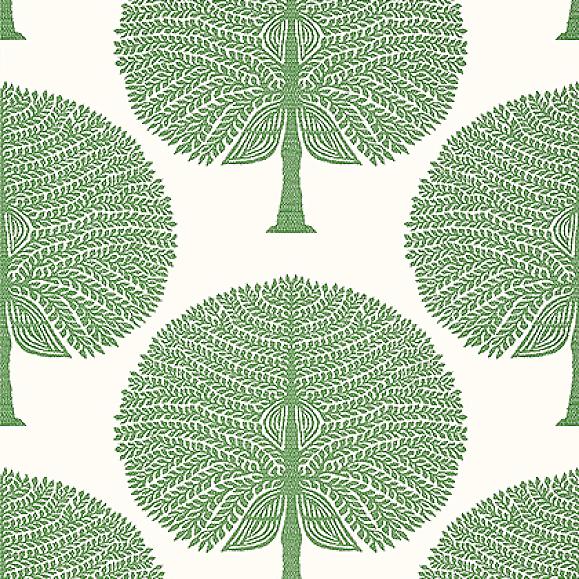 Обои Thibaut T10604 Mulberry Tree Green