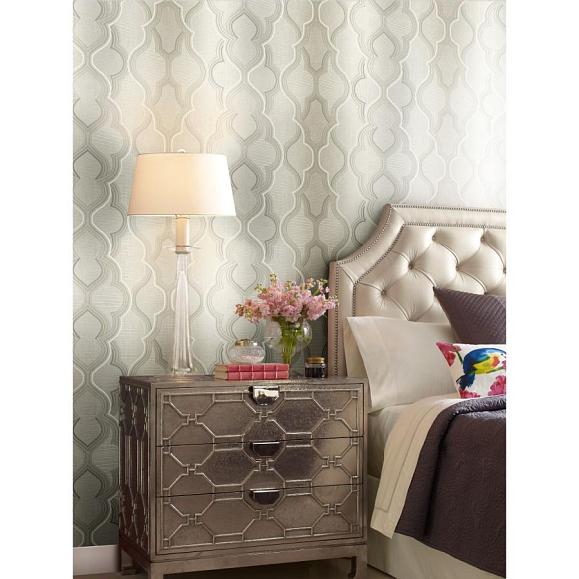 Обои York DM4941 Modern Ombre Damask Beige