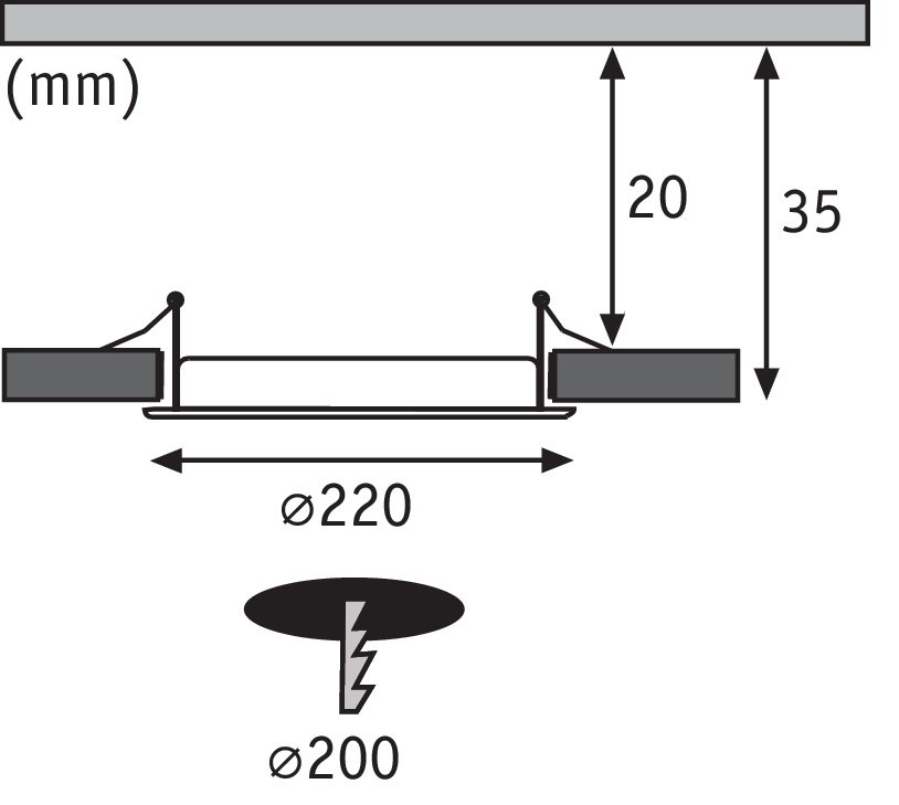 Встраиваемый светодиодный светильник Paulmann Quality Line Panel 92075