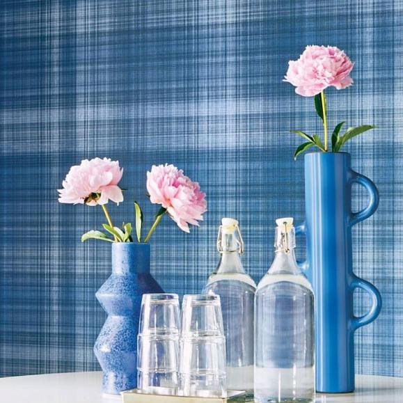 Обои Thibaut T10979 Inverness Blue