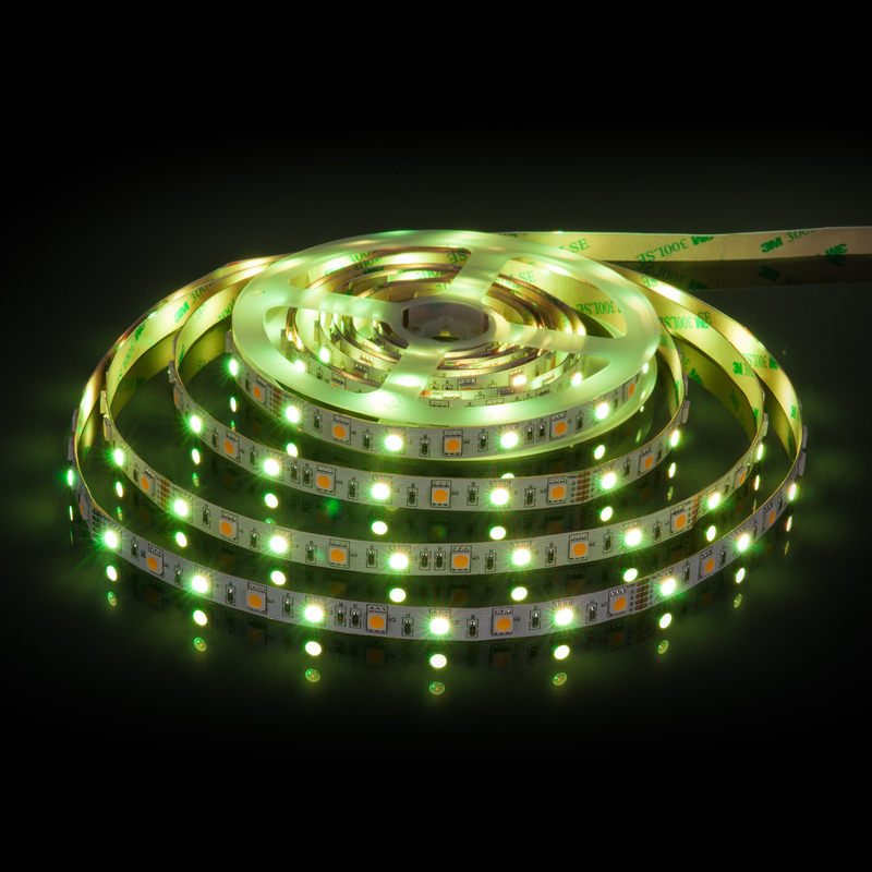 Светодиодная лента Elektrostandard 24V 14,4W 60Led 5050+5050 IP20 MIX RGB/теплый белый, 5м 4690389172250 a053728