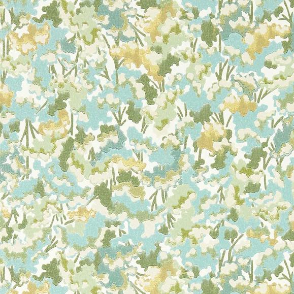 Обои Harlequin 113121 Tree Tops Honey/Clover/Sky