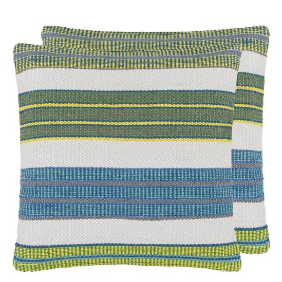 Подушка CCDG1497, Mahakam Outdoor, Cobalt, Designers Guild 50 x 50см