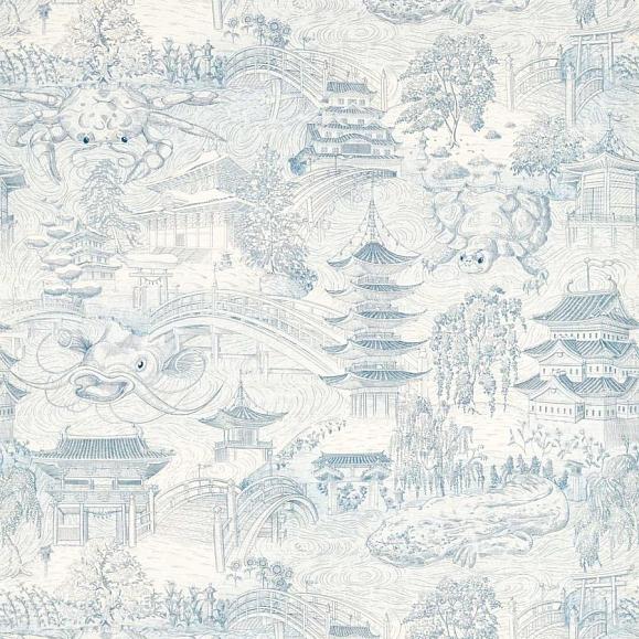 Обои Zoffany 312987 Eastern Palace Indigo