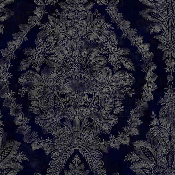 Обои York KT2215 Charleston Damask Navy
