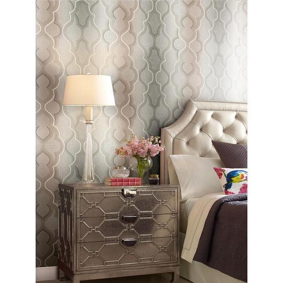 Обои York DM4943 Modern Ombre Damask Clay