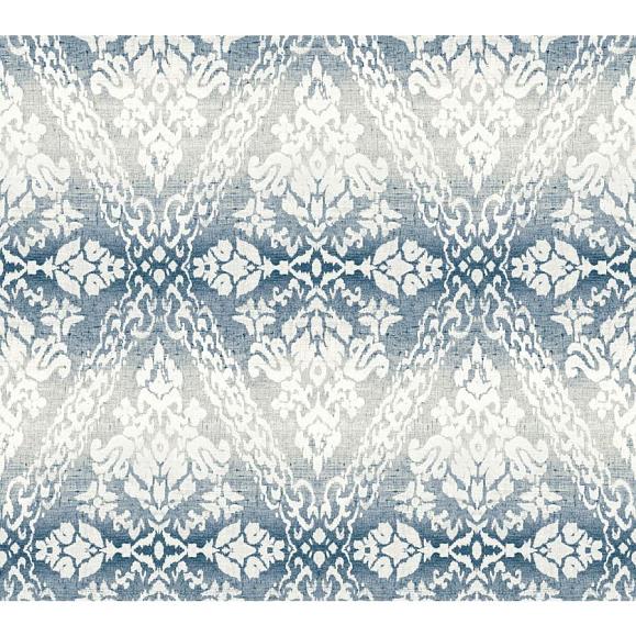 Обои York DM4932 Tudor Diamond Damask Navy
