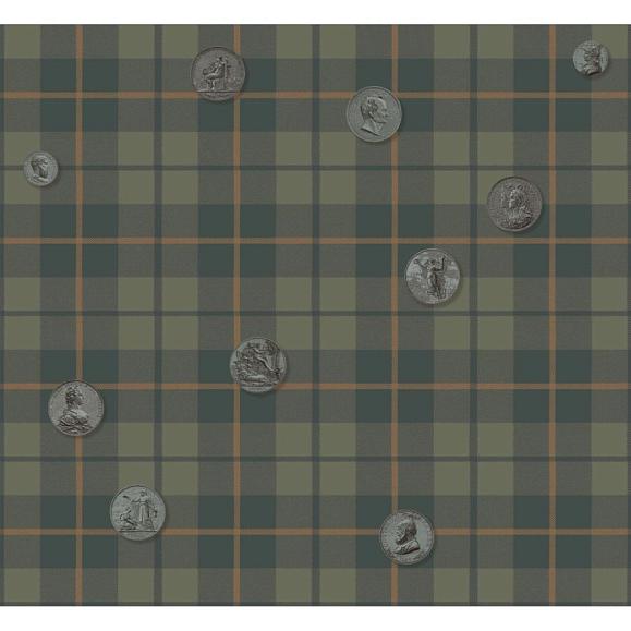 Обои Astratonova ² III-Trt1-04 Tartan1 Foliage green04