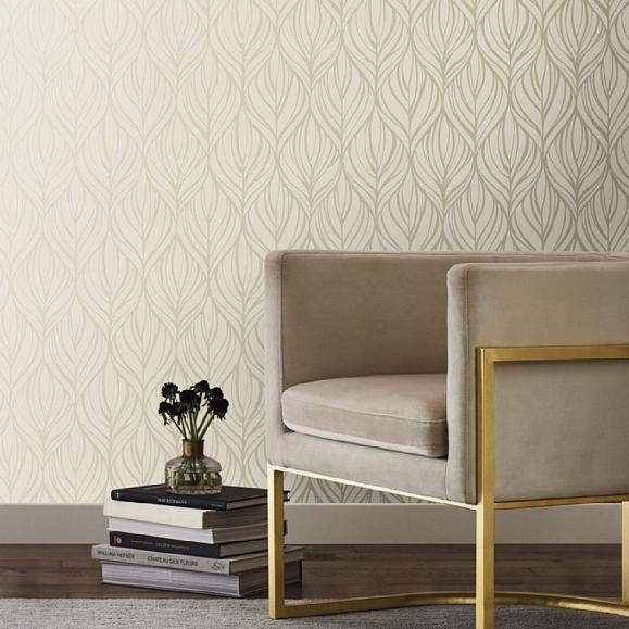 Обои York DT5082 Palma Taupe/Silver