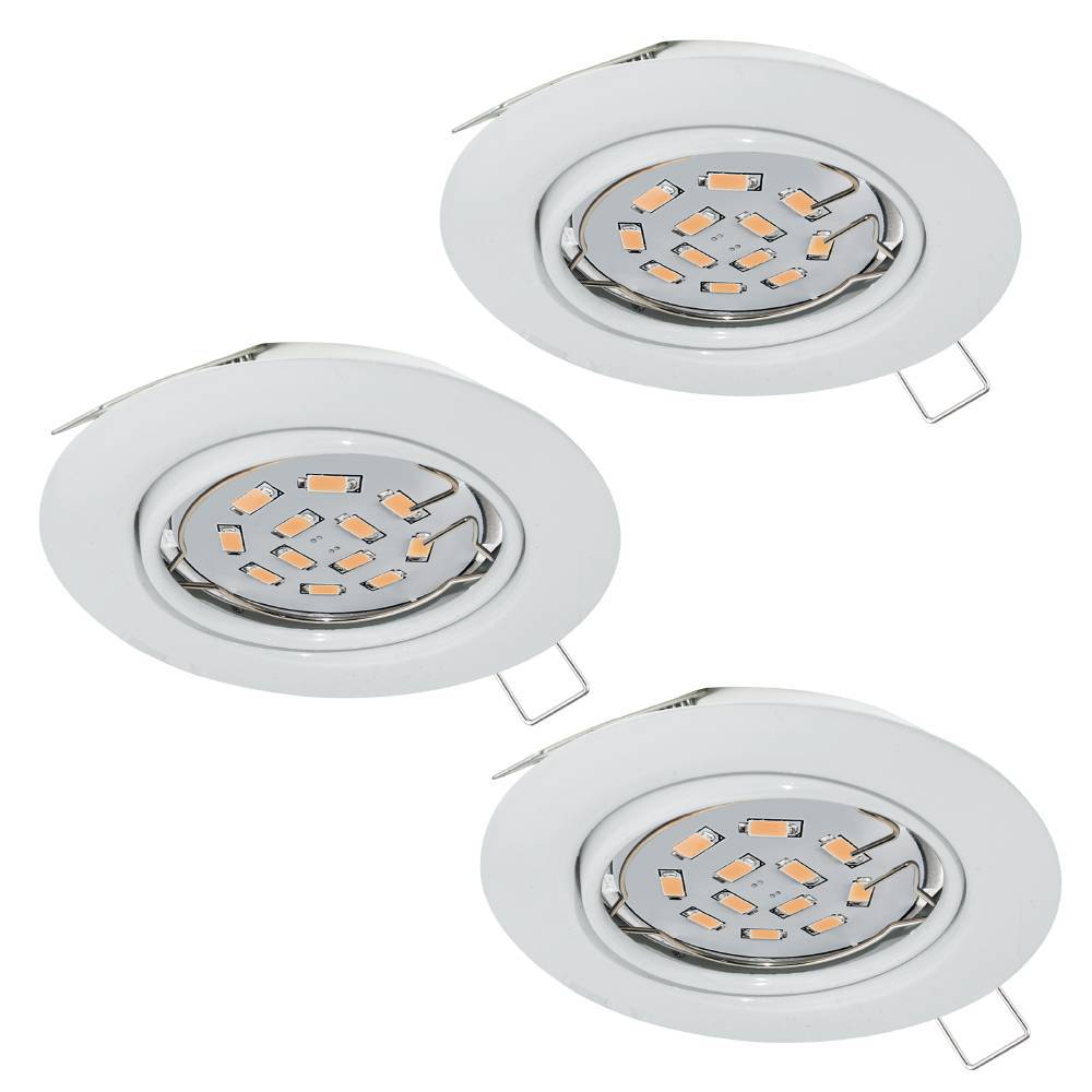 Комплект встраиваемых светильников (3 шт.) Eglo Einbauspot led 75349