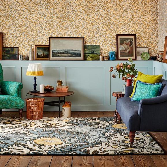 Ковер Morris 127008 (140x200) Seaweed Teal 200x280 см