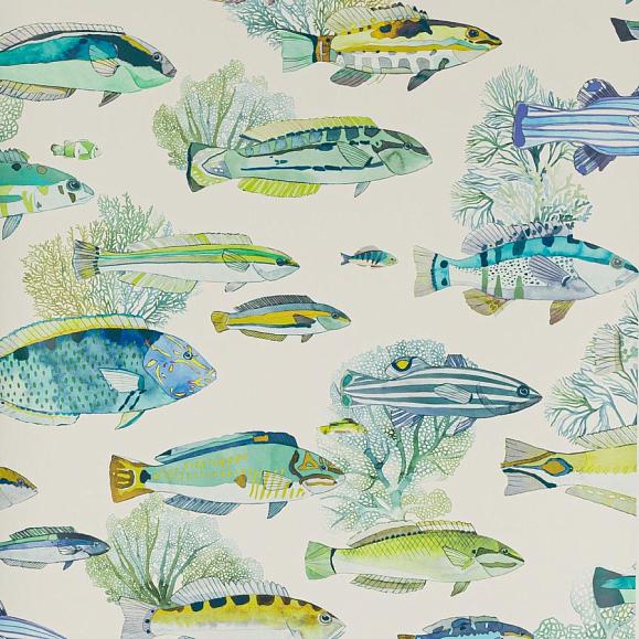 Обои Manuel Canovas 03108-01 Fidji Aqua
