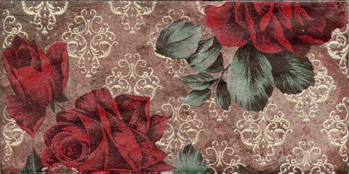 Chicago Ins.S/2 Vintage Roses Old 15-005-9