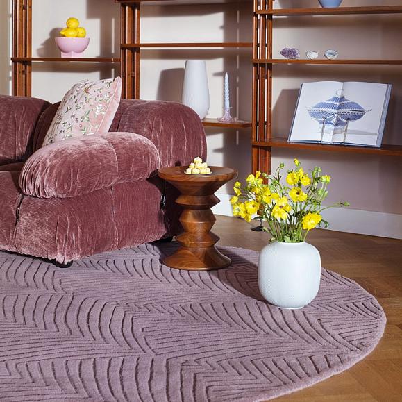 Ковер Wedgwood 38902 (D150) Folia Round Mink 150 x 150 см