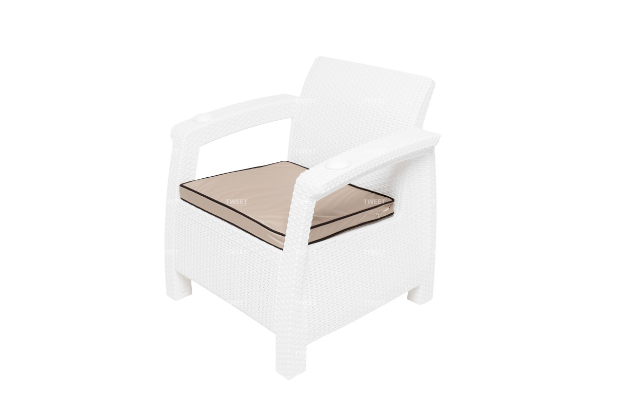 Комплект уличной мебели TWEET Terrace Set Max, белый