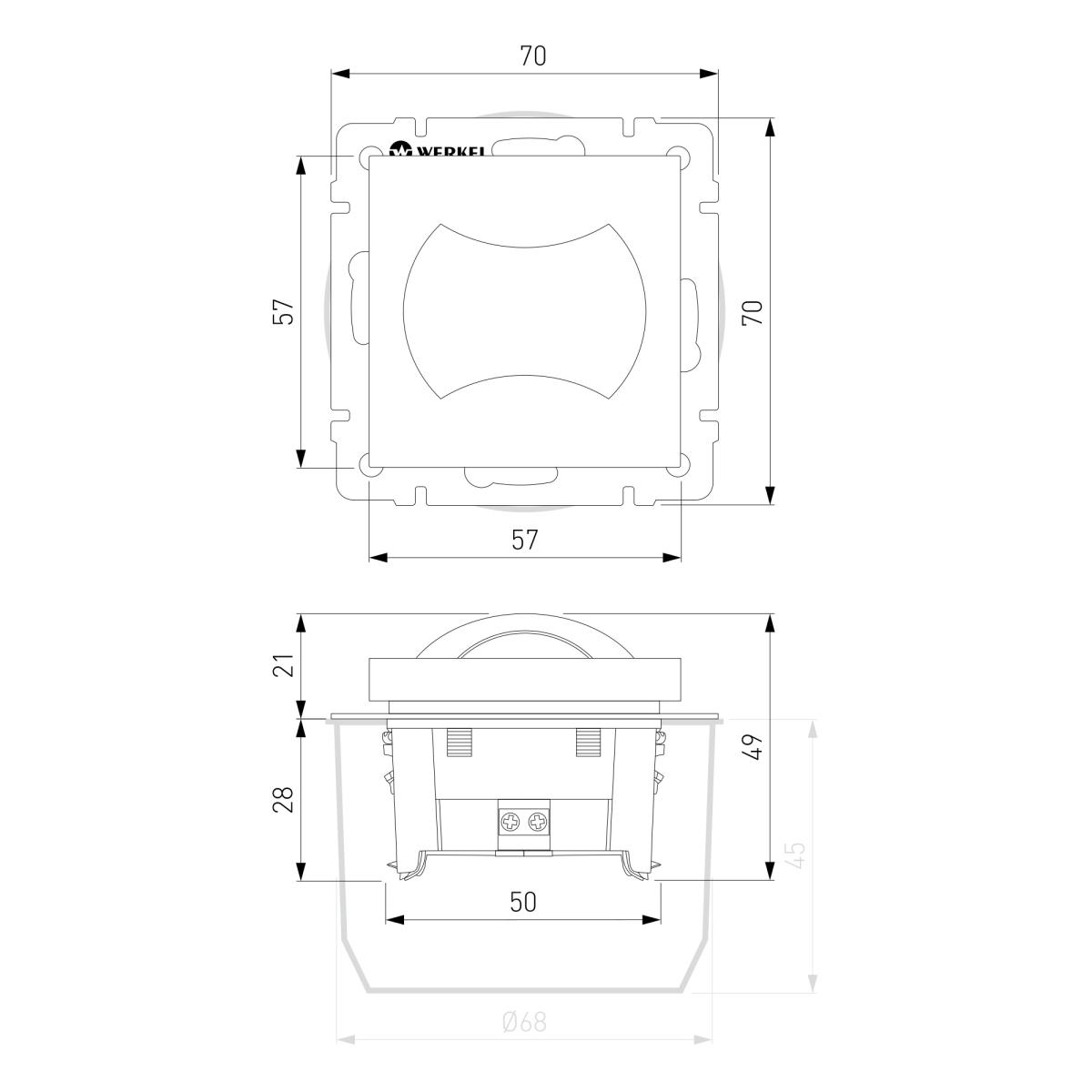 Встраиваемая подсветка Werkel Moon 4690389185601 W1154508 a060197