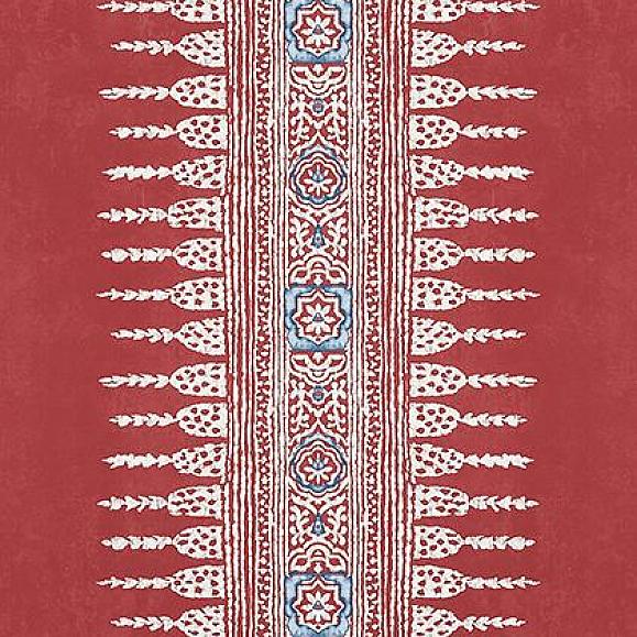 Обои Anna French AT15138 Javanese Stripe Red