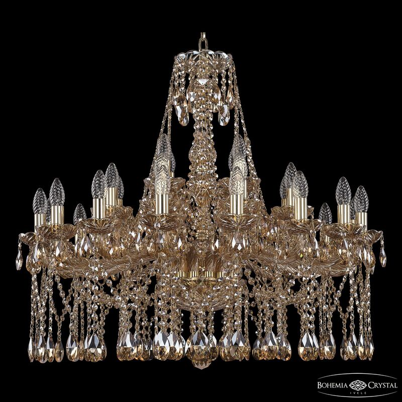 Подвесная люстра Bohemia Ivele Crystal 1413/16+8+4/300 G M721