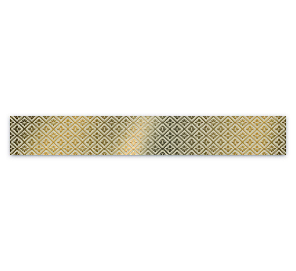 Бордюр стеклянный Universal Glass желтый 4.8x60 (UG1A062)