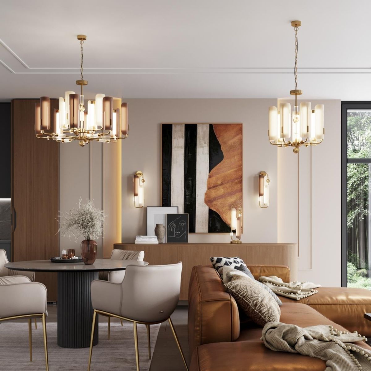 Подвесная люстра Odeon Light Modern Lion 5467/60L