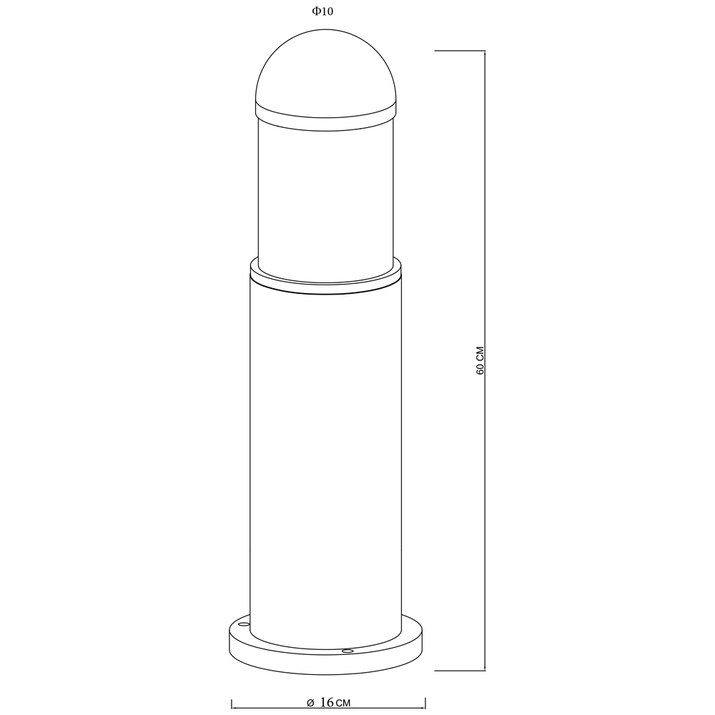 Уличный светильник Arte Lamp Coppia A5217PA-1BK